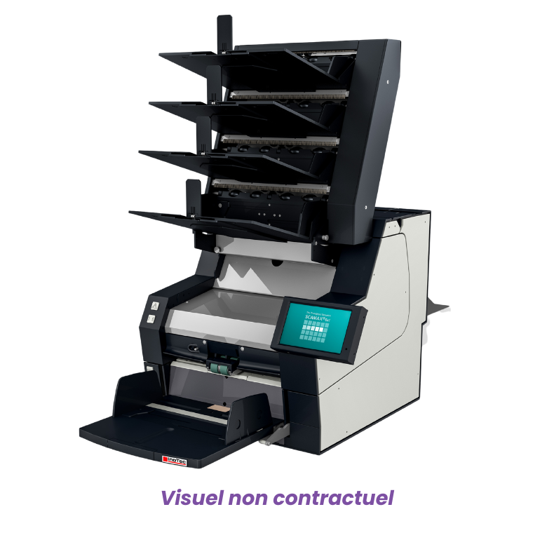 [INOTEC BAC-S6+3BACS] InoTec SCAMAX® 6x1 SORTER + 3 Bacs de Tri